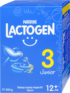 LACTOGEN 3 JUNIOR Tejalapú anyatej-kiegészítő tápszer 12.hó+  Nestlé