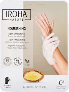Vyživujúca maska na ruky s argánovým olejom - rukavice  IROHA nature