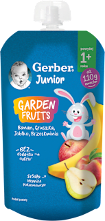 Mus owocowy banan, gruszka, jabłko, brzoskwinia, powyżej 1. roku życia Gerber