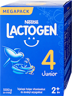 LACTOGEN 4 JUNIOR Tejalapú italpor vitaminokkal és ásványi anyagokkal 2év+ Nestlé