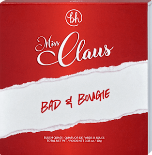 Paleta rdečil za lica Miss Claus Bad & Bougie bh cosmetics