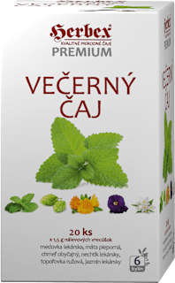 Bylinný čaj Večerný čaj  Herbex