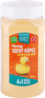 Penivá soľ do kúpeľa 4v1 - žltá Ezo