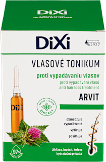 Vlasové tonikum proti vypadávaniu vlasov Arvit v ampulkách DiXi