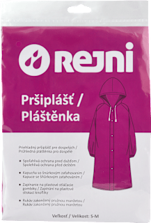 pláštěnka unisex, velikost S-M, fuchsia REJNI