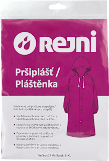 pláštěnka unisex, velikost L-XL, fuchsia REJNI