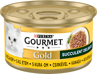 Karma dla kotów dorosłych z kurczakiem Gourmet GOLD Succulent Delights  Purina Gourmet