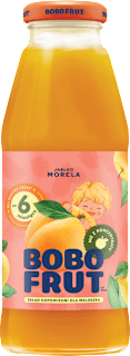 Nektar jabłko, morela po 6 miesiącu  BOBO FRUT