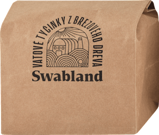 Vatové tyčinky z brezového dreva Swabland  ecoheart