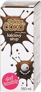 Kalciový sirup Doktor Čoko Vulm