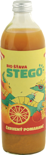 Bio Šťava Červený pomaranč STEGO