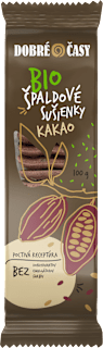 Bio Špaldové sušienky kakao Dobré časy