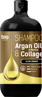 Agan Oil of Morocco & Collagen Szampon do wszystkich rodzajów włosów Bio Naturell