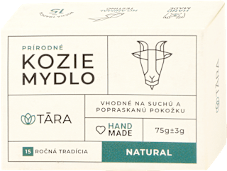 Prírodné kozie mydlo Natural TĀRA