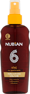 Olej na opaľovanie OF 6 NUBIAN