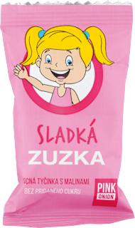 Ovocná tyčinka Sladká Zuzka s malinami Pink Onion