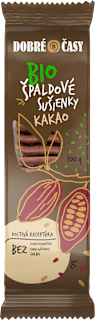 bio špaldové sušenky Kakao Dobré časy