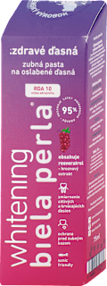 Bieliaca zubná pasta :healthy gums Biela perla