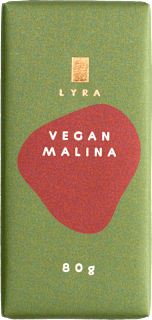 Čokoláda Vegan Malina LYRA