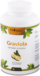 Kapsuly Graviola extrakt z plodu fit4you