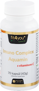 Kapsuly Imuno Complex Aquamin s vitamínom C fit4you