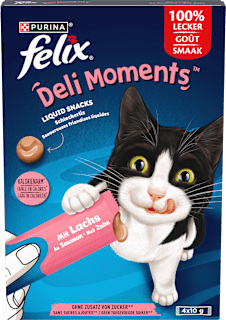Katzenleckerlies Deli Moments Lachs Felix