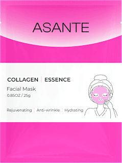 Textilná pleťová maska Collagen Essence ASANTE
