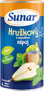 instantní nápoj s příchutí hrušky s meduňkou Sunar