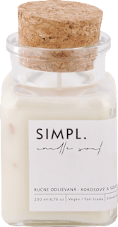 Eko sviečka citrus a ginko SIMPL. candle soul