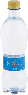 Nesýtená mierne zásaditá prírodná minerálna voda s pH 7,4 Royal Water