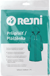pláštěnka unisex, velikost L-XL, mint REJNI