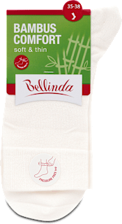 dámské ponožky Bambus Comfort, 35-38 bílé Bellinda
