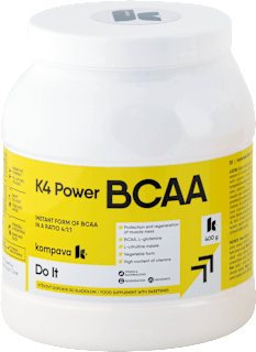 Instantný prášok K4 Power BCAA Do It grep a limetka Kompava