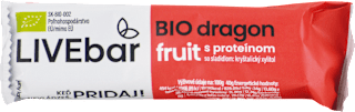 Tyčinka Bio dragon fruit s proteínom LIVEbar
