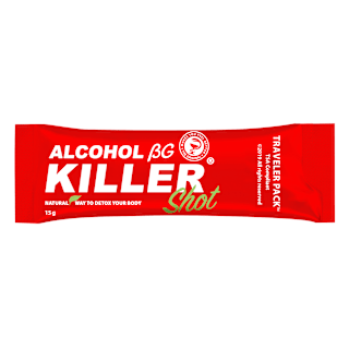 Koncentrát osviežujúceho nealkoholického nápoja Alcohol Killer Shot  βG KILLER