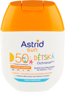 sun dětské mléko na opalování OF50 Astrid