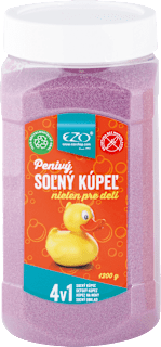 Penivá soľ do kúpeľa 4v1 - fialová Ezo