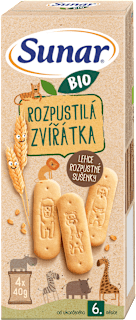 BIO sušienky Rozpustilé zvieratká Sunar