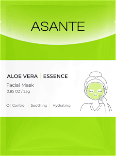 Textilná pleťová maska Aloe vera Essence ASANTE