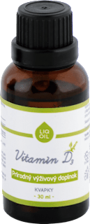 Kvapky Vitamín D3 vegan LIQOIL