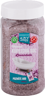 Vonná kúpeľová soľ Levanduľa Ezo