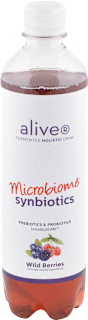 Fermentovaný synbiotický nápoj Microbiome synbiotics Wild Berries alive