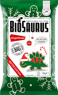 Bio Kukuričný snack s príchuťou perníkového korenia BioSaurus