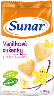 sušenky s příchutí vanilka Sunar