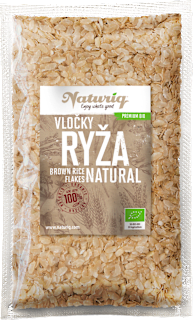 Vločky z ryže natural Premium BIO Naturiq