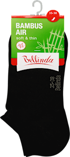 Női bokazokni, bambusz air, fekete, 35-38 Bellinda