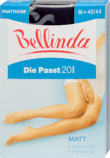 Harisnyanadrág Die Passt, 20 DEN; fekete, M Bellinda