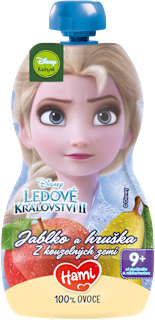 příkrm v sáčku Disney Ledové Království II Jablko a hruška Hami