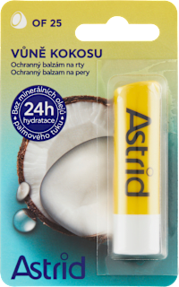 ochranný balzám na rty s vůní kokosu Astrid