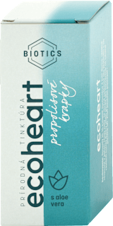 Prírodná tinktúra BIOTICS - propolisové kvapky s aloe vera ecoheart